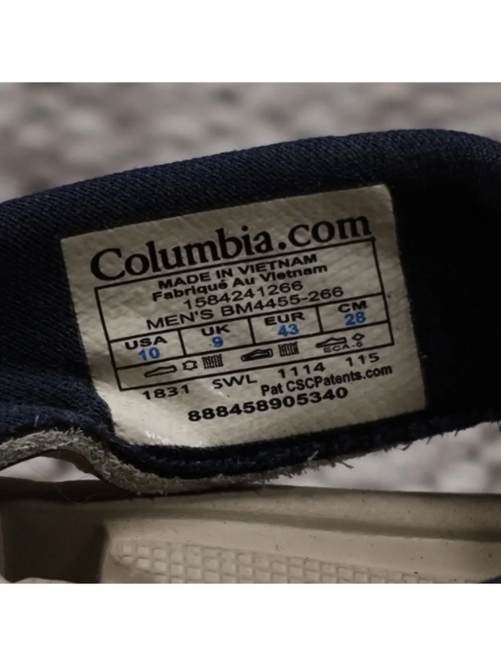 Columbia PFG Flip Flops Men’s Size 10 Beige